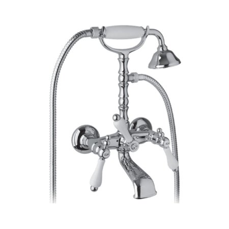 Giulini Giovanni Praga Bateria wannowa natynkowa chrom 7500