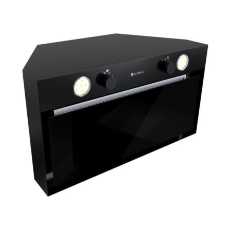 Globalo Design 60.2 Floweri Okap do zabudowy czarny FLOWERI_60_2_BLACK