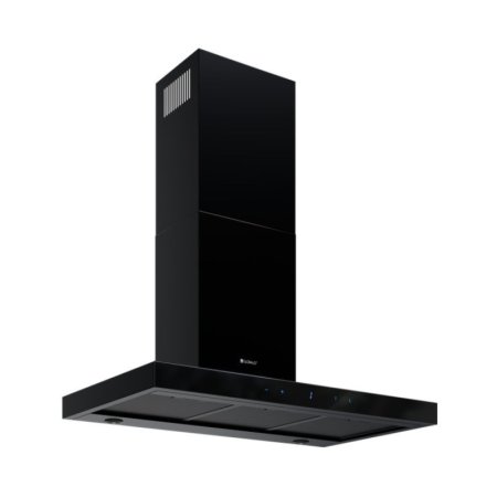 Globalo Design Verta 90.3 H2H Okap przyścienny czarny VERTA_90_3_BLACK