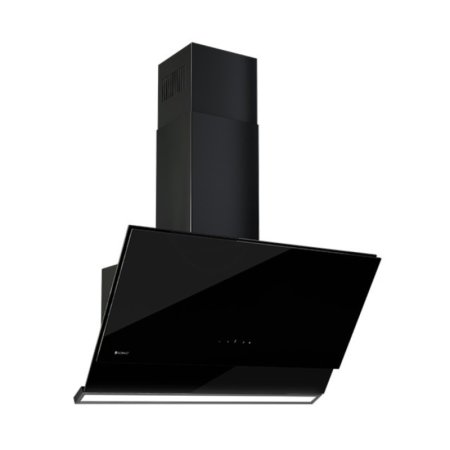 Globalo Design Zenesor 90.2 Okap przyścienny czarny ZENESOR_90_2_BLACK