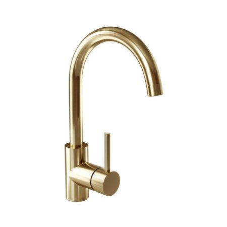 Globalo Design Zentio Light Gold Mat 1.1 Bateria kuchenna jasny złoty mat z powłoką PVD ZENTIO_LIGHT_GOLD_MAT