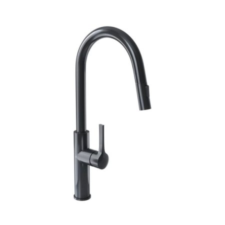 Globalo Exclusive Divio Anthracite 1.1 Bateria kuchenna z wyciąganą wylewką antracyt z powłoką PVD DIVIO_ANTHRACITE