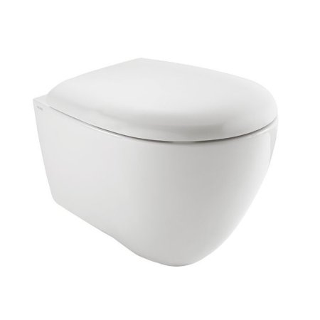 Globo Bowl+ Toaleta WC podwieszana 55x38 cm Senzabrida bez kołnierza, biała SBS05.BI