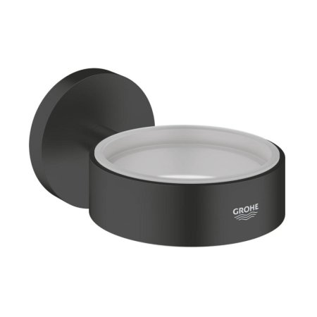 Grohe Essentials Uchwyt na szklankę mydelniczkę lub dozownik matte black 1024662430
