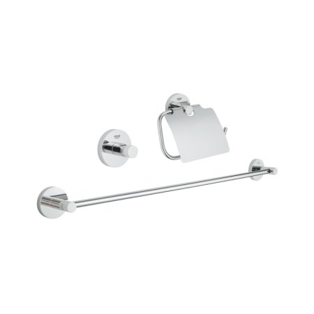 Grohe Essentials Zestaw akcesoriów łazienkowych 3w1 chrom 40775001