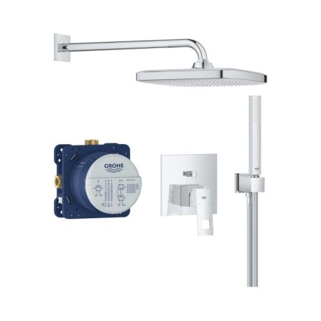 Grohe Eurocube Zestaw prysznicowy podtynkowy z deszczownicą chrom 25289000