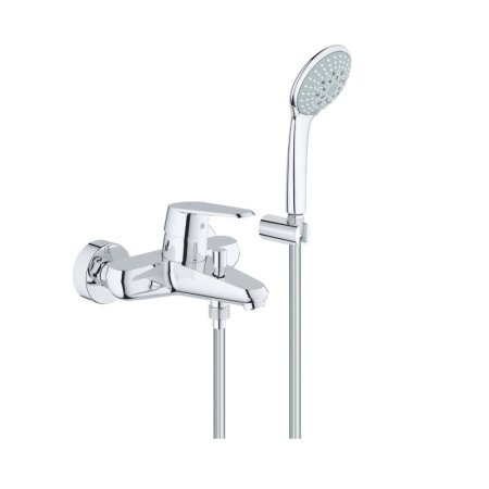 Grohe Eurodisc Cosmopolitan Bateria wannowa natynkowa z zestawem prysznicowym chrom 33395002
