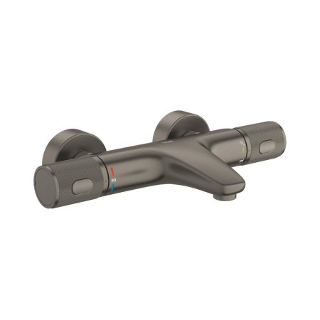 Grohe Grohtherm 1000 Performance Bateria wannowa termostatyczna natynkowa brushed hard graphite 34830AL0