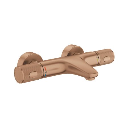 Grohe Grohtherm 1000 Performance Bateria wannowa termostatyczna natynkowa brushed warm sunset 34830DL0