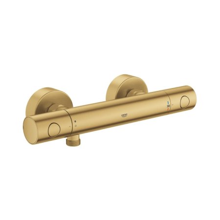Grohe Grohtherm 800 Cosmopolitan Bateria prysznicowa natynkowa termostatyczna brushed warm sunrise 34765GN0