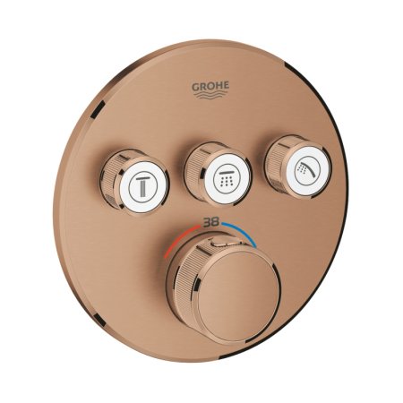 Grohe Grohtherm SmartControl Bateria wannowo-prysznicowa podtynkowa termostatyczna brushed warm sunset 29121DL0