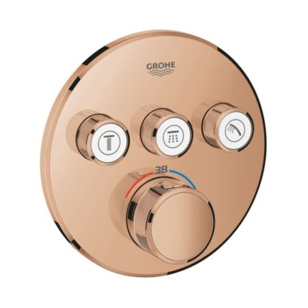 Grohe Grohtherm SmartControl Bateria wannowo-prysznicowa podtynkowa termostatyczna warm sunset 29121DA0
