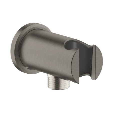 Grohe Rainshower Przyłącze węża z uchwytem brushed hard graphite 26658AL0