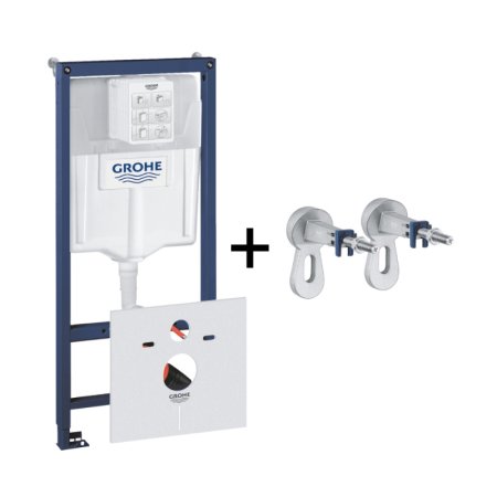 Grohe Rapid SL Stelaż podtynkowy 3w1 do WC z kątownikami i uszczelką 38539001