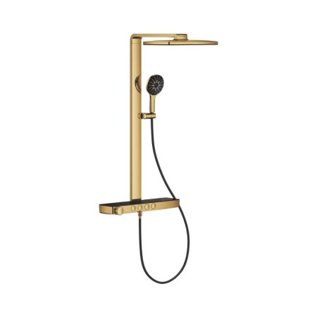 Grohe Spa Rainshower Aqua Pure Zestaw prysznicowy termostatyczny natynkowy z deszczownicą przepływ 15 l/min cool sunrise 100962GL00