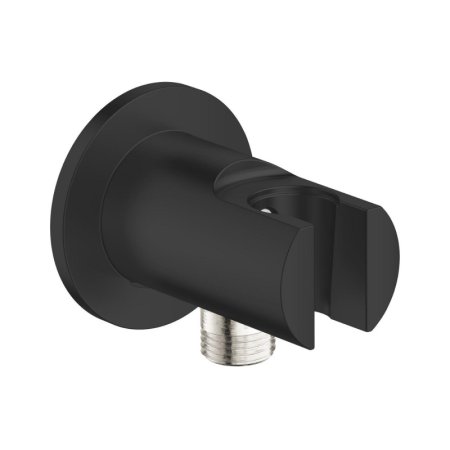 Grohe Tempesta Przyłącze węża z uchwytem matte black 286282431