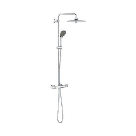 Grohe Vitalio Joy System 260 Zestaw prysznicowy termostatyczny natynkowy z deszczownicą chrom 27298003
