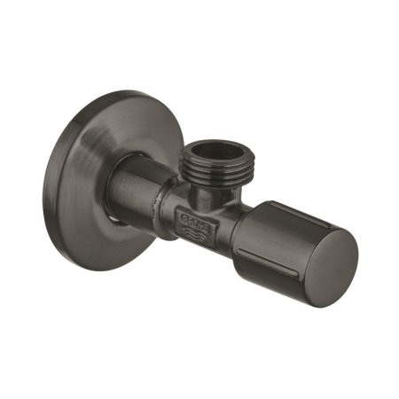 Grohe Zaw&oacute;r kątowy 1/2"x1/2" gwint ułatwiający uszczelnienie brushed hard graphite 22041AL0