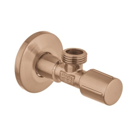 Grohe Zaw&oacute;r kątowy 1/2"x1/2" gwint ułatwiający uszczelnienie brushed warm sunset 22041DL0