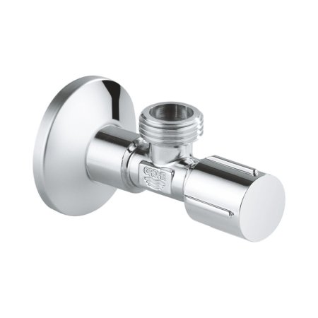 Grohe Zaw&oacute;r kątowy 1/2"x1/2" gwint ułatwiający uszczelnienie chrom 22041001