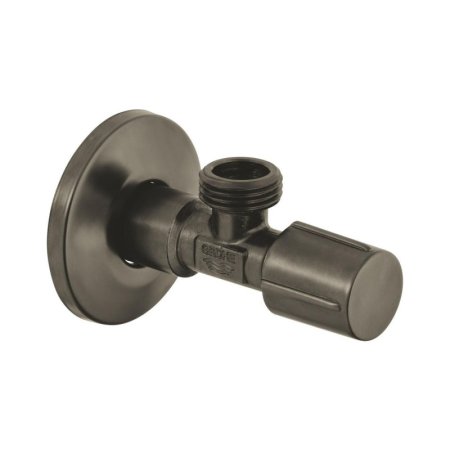 Grohe Zaw&oacute;r kątowy 1/2"x1/2" gwint ułatwiający uszczelnienie satin graphite 22041MG1