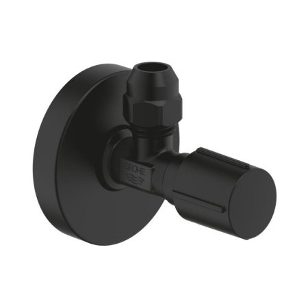 Grohe Zaw&oacute;r kątowy 1/2"x3/8" gwint ułatwiający uszczelnienie phantom black 22074KF0