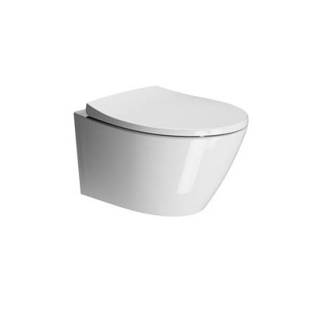 GSI Modo Toaleta WC bez kołnierza biały połysk z powłoką Extraglaze Antibacterial 981611
