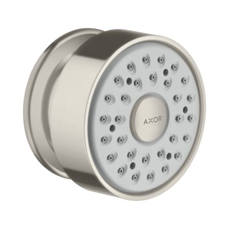Axor Dysza boczna 1jet okrągła rozeta stal szlachetna optyczna 28464800