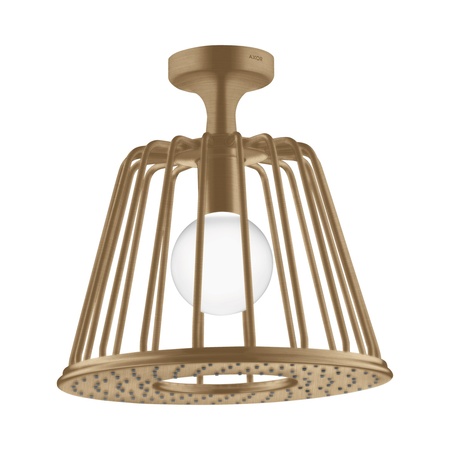 Axor LampShower / Nendo Deszczownica 275 1jet sufitowa z oświetleniem LED brąz szczotkowany 26032140
