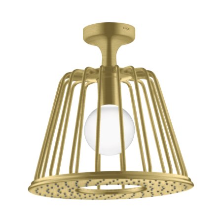 Axor LampShower / Nendo Deszczownica 275 1jet sufitowa z oświetleniem LED mosiądz szczotkowany 26032950