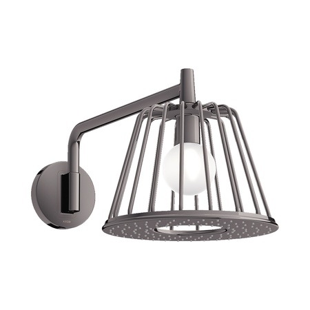 Axor LampShower / Nendo Deszczownica 275 1jet ścienna z oświetleniem LED czarny chrom polerowany 26031330