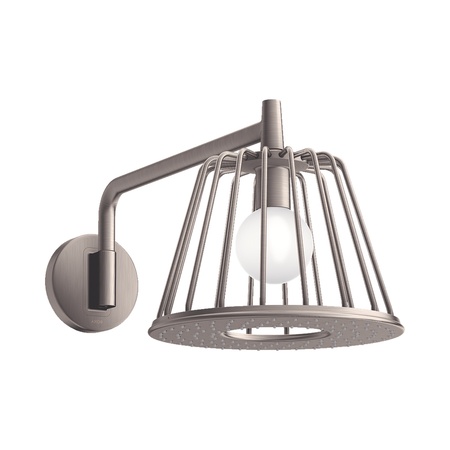 Axor LampShower / Nendo Deszczownica 275 1jet ścienna z oświetleniem LED stal szlachetna optyczna 26031800