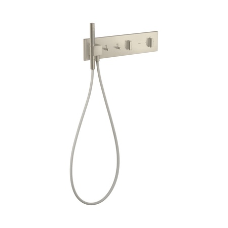 Axor ShowerComposition Bateria wannowo-prysznicowa termostatyczna 47x11 cm do 2 odbiornik&oacute;w podtynkowa nikiel szczotkowany 12571820