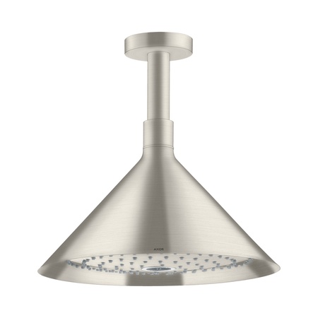 Axor Showers/Front Deszczownica 24 cm 2jet z ramieniem sufitowym stal szlachetna optyczna 26022800