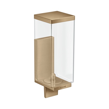 Axor Universal Rectangular Dozownik mydła w płynie brąz szczotkowany 42610140