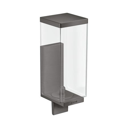 Axor Universal Rectangular Dozownik mydła w płynie czarny chrom szczotkowany 42610340