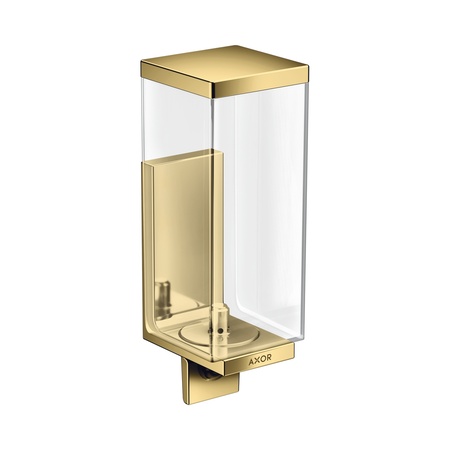 Axor Universal Rectangular Dozownik mydła w płynie złoty optyczny polerowany 42610990