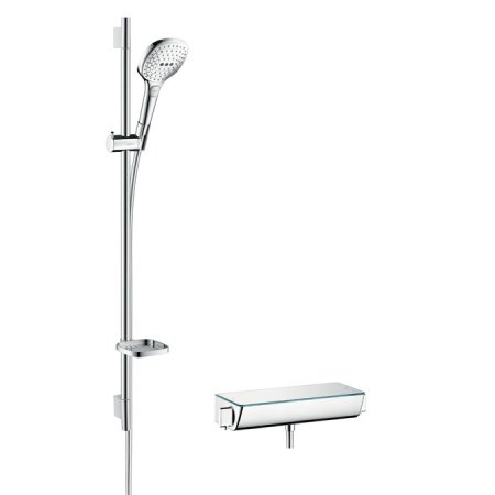 Hansgrohe Ecostat Select E 120 Combi Zestaw prysznicowy 90 cm biały/chrom 27039400