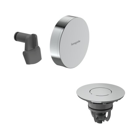 Hansgrohe Exafill Element zewnętrzny do syfonu wannowego z napełnianiem przez przelew chrom 58131000