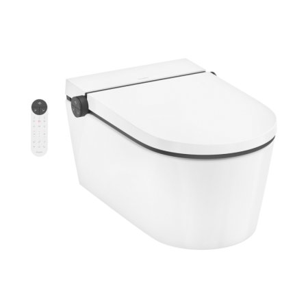 Hansgrohe LavaPura Element S Toaleta WC myjąca AquaHelix Flush bez kołnierza biała z powłokami HygieneEffect i SmartClean 63021450