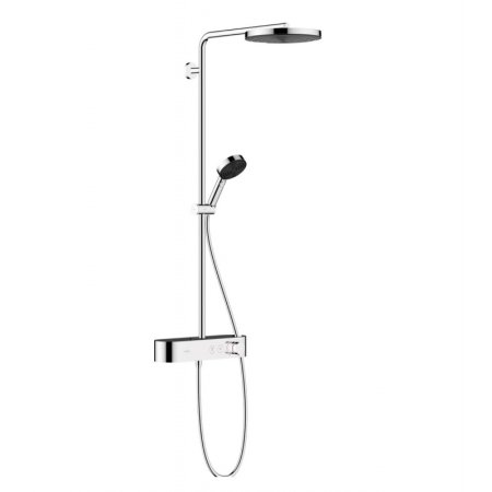Hansgrohe Pulsify ShowerTablet Select Zestaw prysznicowy natynkowy termostatyczny z deszczownicą chrom 24221000
