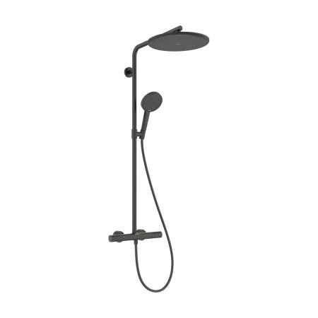 Hansgrohe Raindance Alive S Puro Zestaw Prysznicowy 300 1jet EcoSmart termostatyczny Ecostat Element Czarny Chrom Szczotkowany 24593340