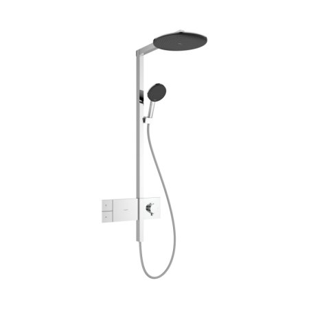 Hansgrohe Raindance Alive S Zestaw prysznicowy termostatyczny natynkowy z deszczownicą 1jet chrom 24582000