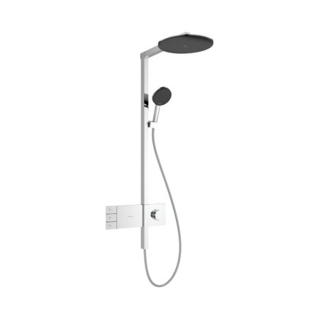 Hansgrohe Raindance Alive S Zestaw prysznicowy termostatyczny natynkowy z deszczownicą 2jet EcoSmart chrom 24596000