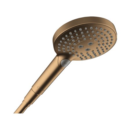 Hansgrohe Raindance Select S Słuchawka prysznicowa 120 3jet PowderRain EcoSmart+ brąz szczotkowany 26516140