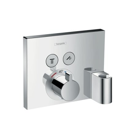 Hansgrohe ShowerSelect Bateria wannowo-prysznicowa podtynkowa z termostatem z Fixit i Porter chrom 15765000