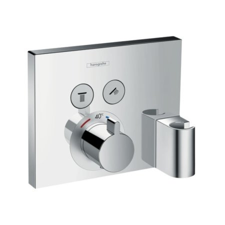 Hansgrohe ShowerSelect Bateria wannowo-prysznicowa podtynkowa z termostatem z Fixit i Porter chrom 15765000