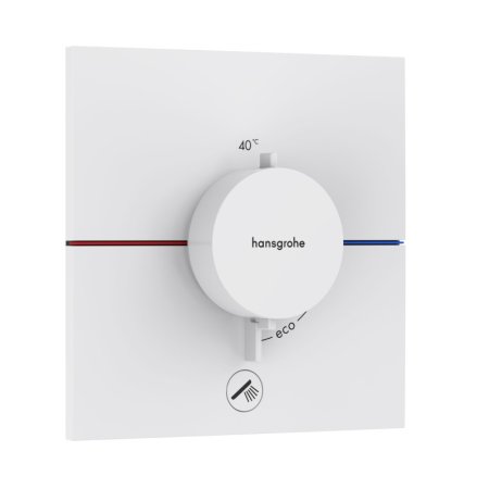 Hansgrohe ShowerSelect Comfort E Bateria prysznicowa podtynkowa termostatyczna biały mat 15575700