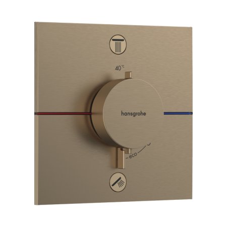 Hansgrohe ShowerSelect Comfort E Bateria wannowo-prysznicowa podtynkowa termostatyczna brąz szczotkowany 15578140