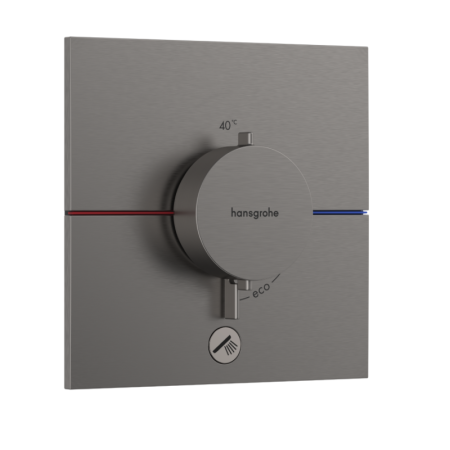 Hansgrohe ShowerSelect Comfort E Bateria prysznicowa termostatyczna podtynkowa czarny chrom szczotkowany 15575340